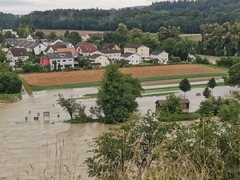 Hochwasser in der Reuss<br>