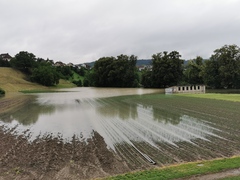 Hochwasser beim Fahrgut<br>