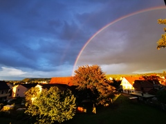 Regenbogen am Abend<br>